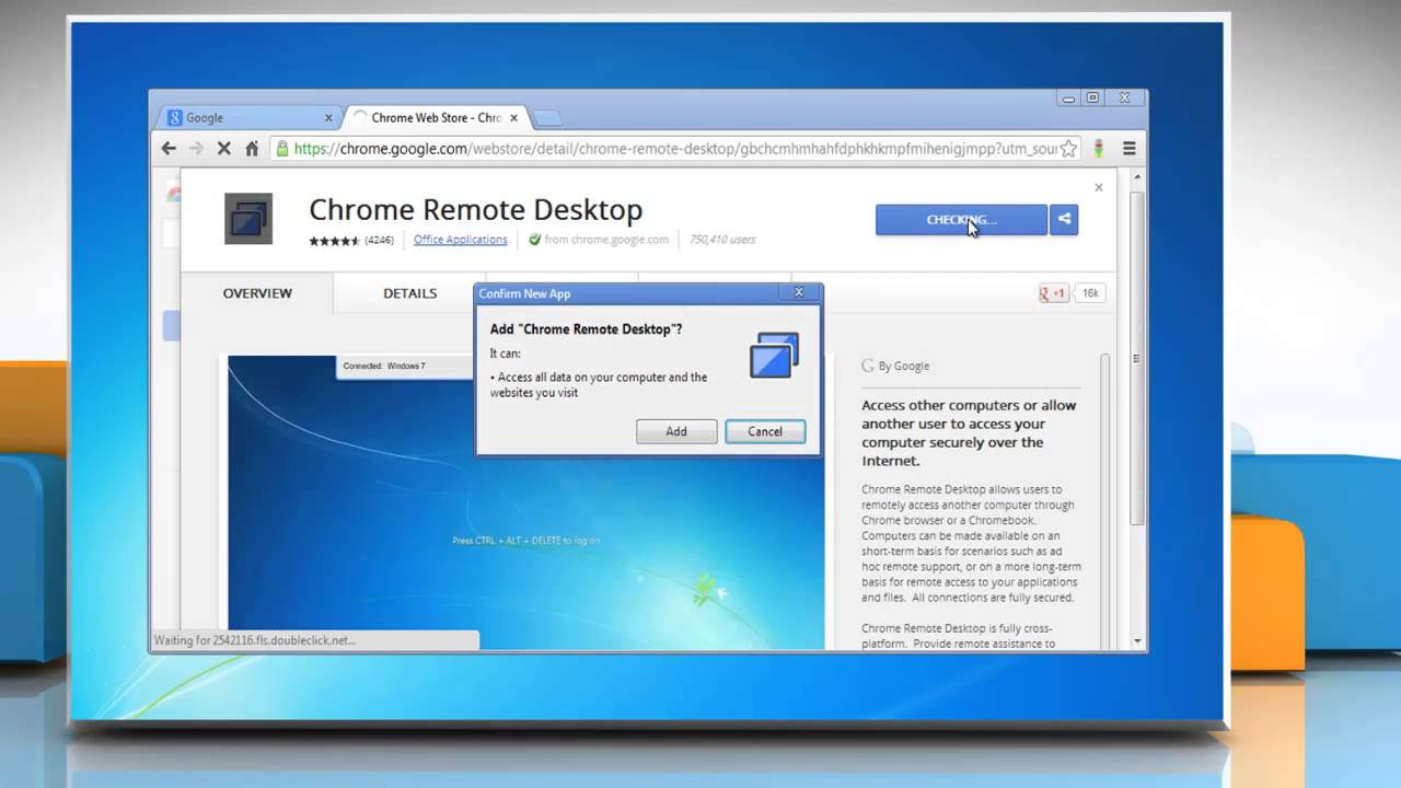 google remote desktop